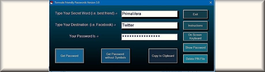 Friendly Passwords